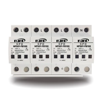 NPS01-F100 AC 3+1دستگاه محافظ نوسانات P